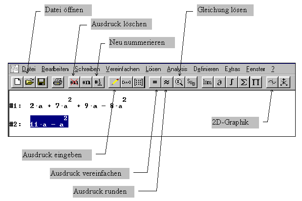 Derive - Kurzanleitung