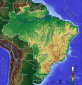 Karte von Brasilien: Detailkarte - Zum Vergrern anklicken!