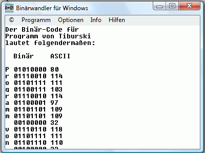 ZIP-Datei herunterladen und entpacken - Start mit binaerwandler.exe