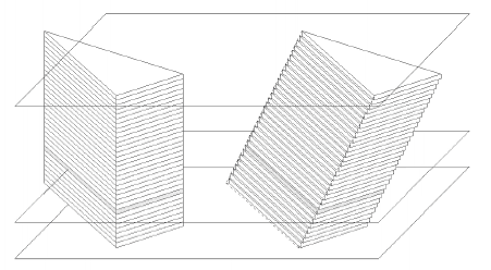 In Scheiben unterteilt!     (Bild von http://www.mathe-schumann.de/)